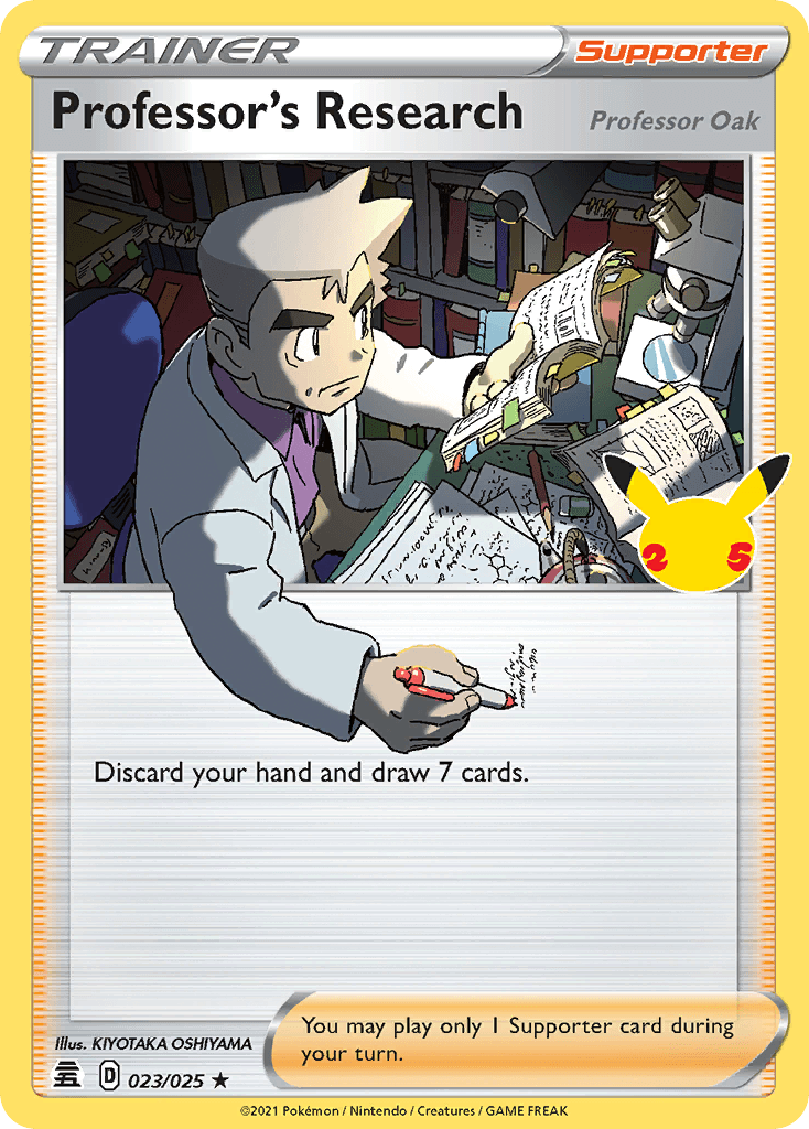 Professor's Research (Professor Oak)