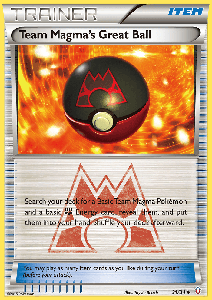 Team Magma's Great Ball