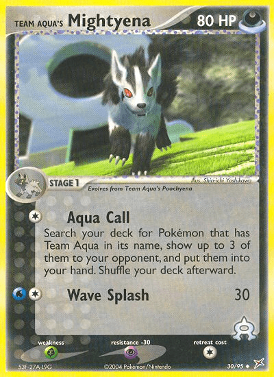 Team Aqua's Mightyena