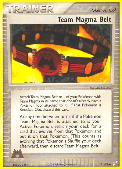 Team Magma Belt