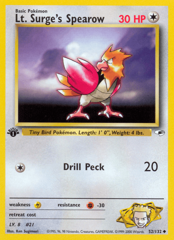 Lt. Surge's Spearow