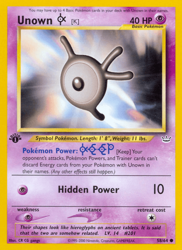 Unown [K]