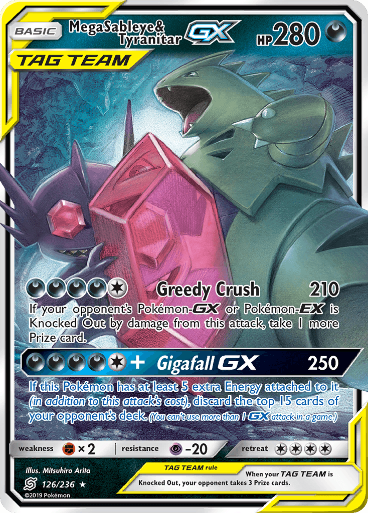 Mega Sableye & Tyranitar-GX