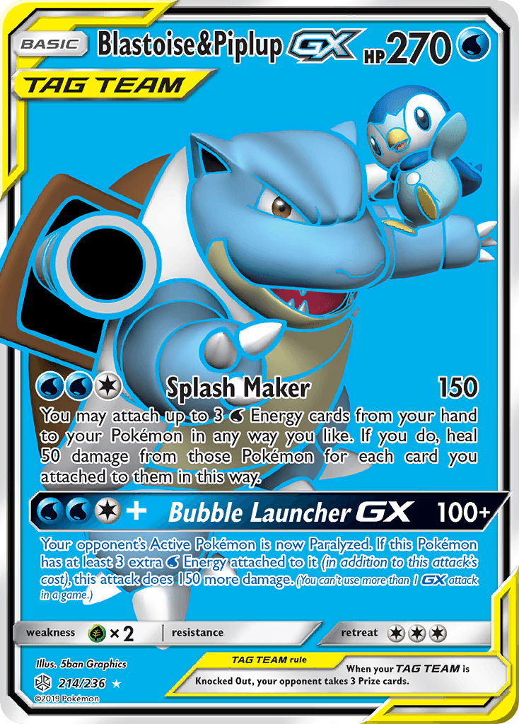 Blastoise & Piplup-GX