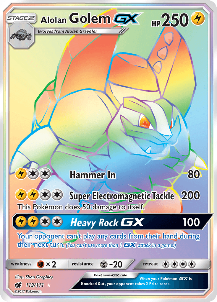 Alolan Golem-GX