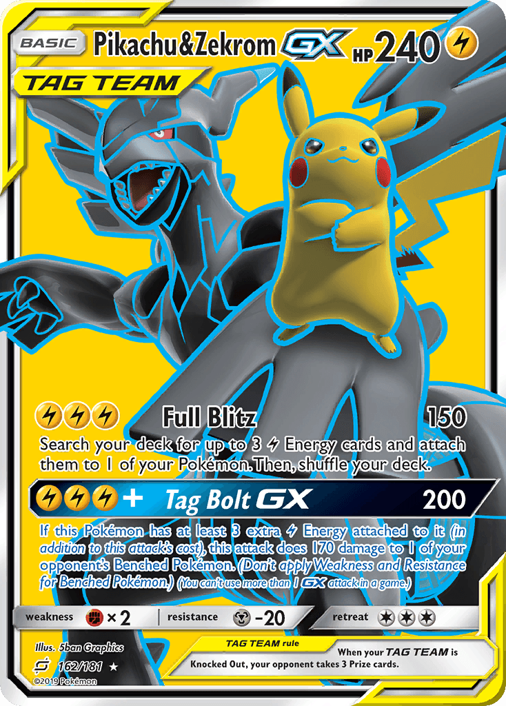 Pikachu & Zekrom-GX